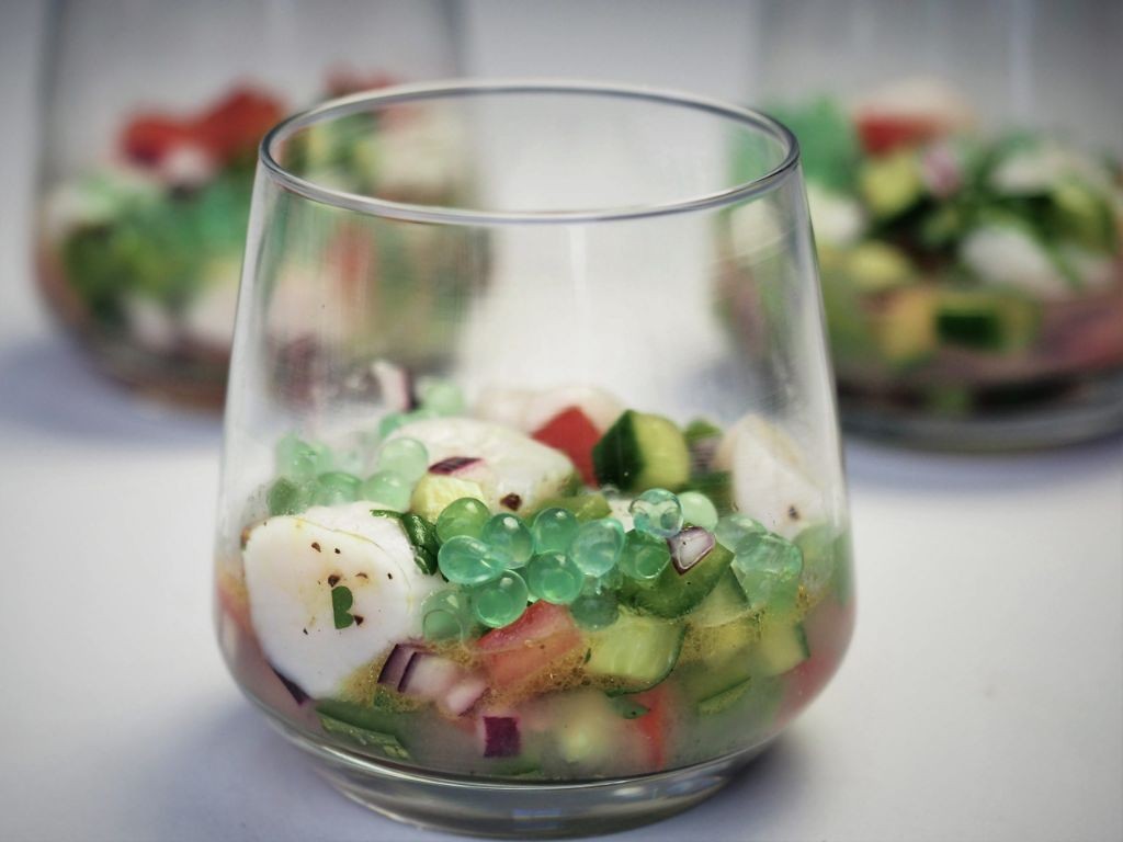 Finger Lime and Scallop Ceviche