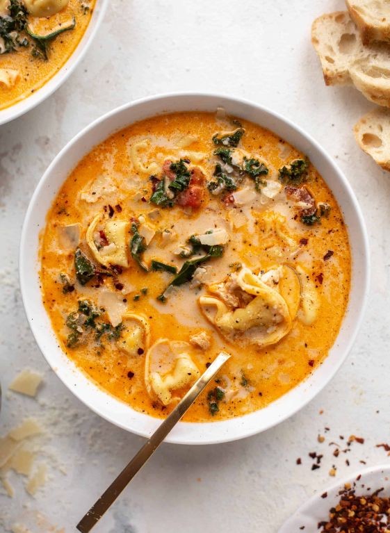 Fire-Roasted Tomato Chicken Soup