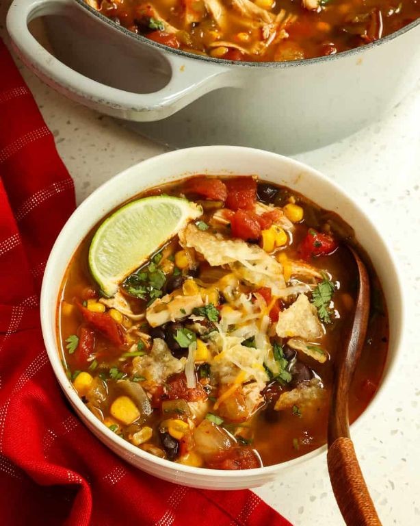 Fire-Roasted Tomato Taco Soup