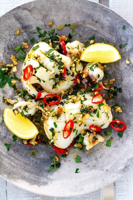 Fish Sauce and Chili Grilled Squid