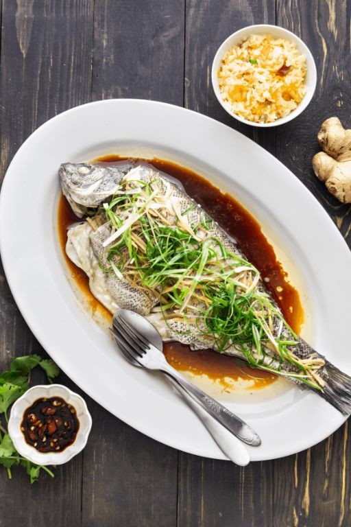 Fish Sauce and Ginger Steamed Fish