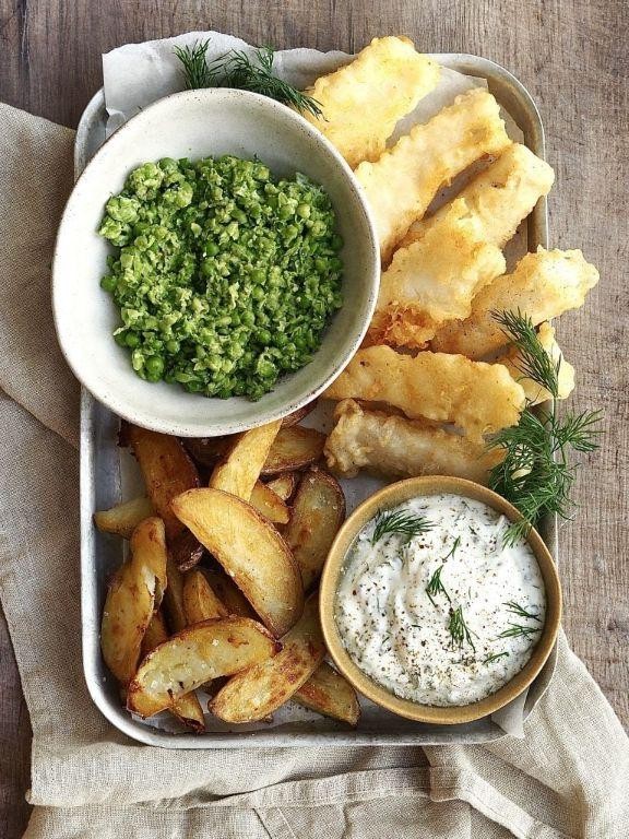 Fish Tempura with Tartar Sauce