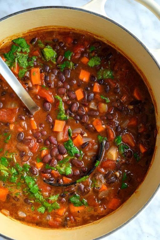 Flavorful Canned Black Bean Stew