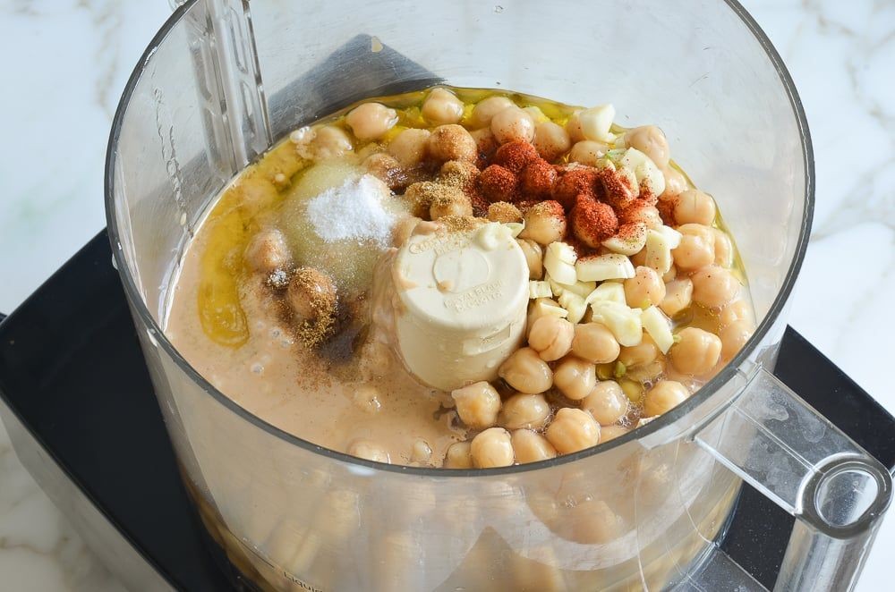 Food Processor Hummus