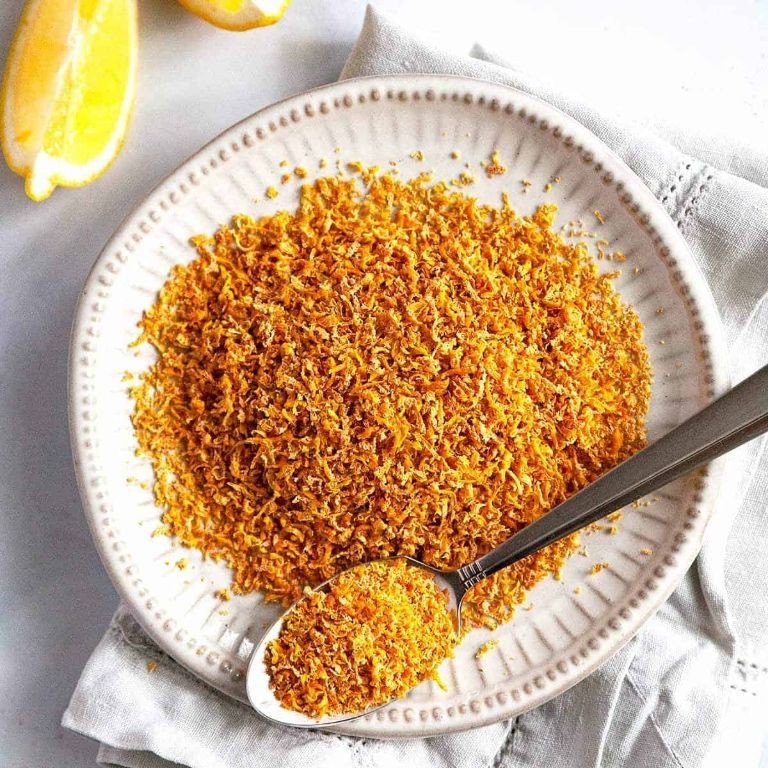 Freeze-Dried Lemon Zest for Baking