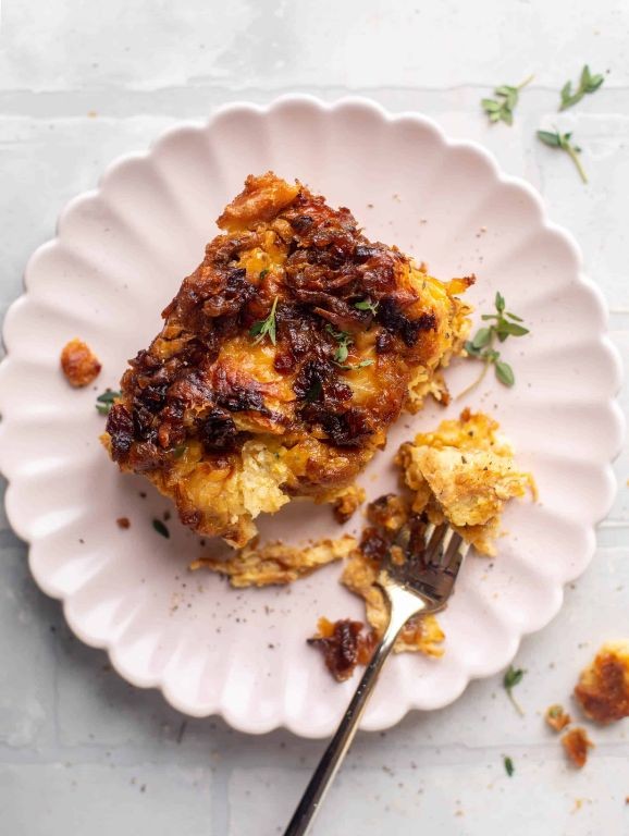 French Onion Crescent Roll Casserole