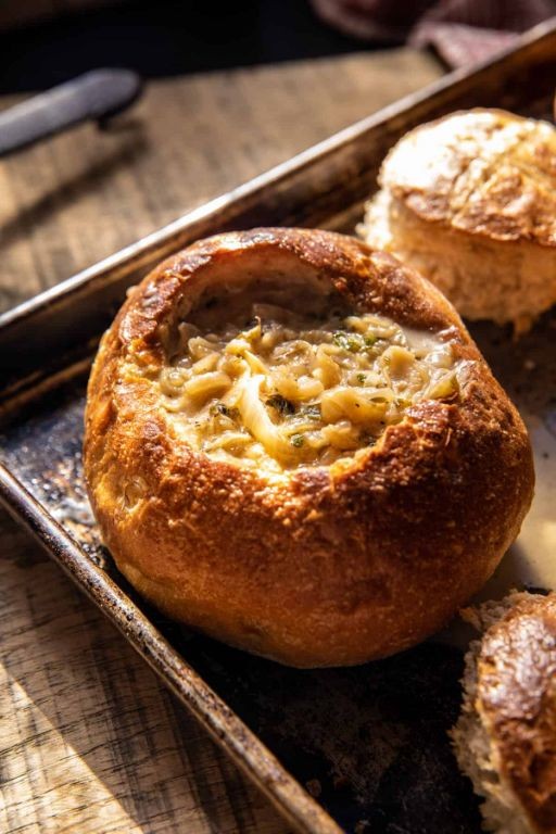 French Onion Soup with Crusty Bread