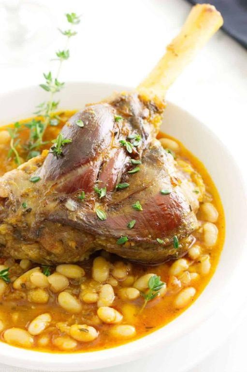 French-Style Lamb Shanks with White Beans