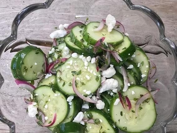 Fresh Twinadime Cucumber Salad