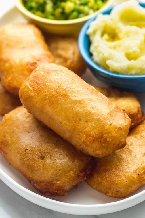 Fried Spam and Corn Fritters
