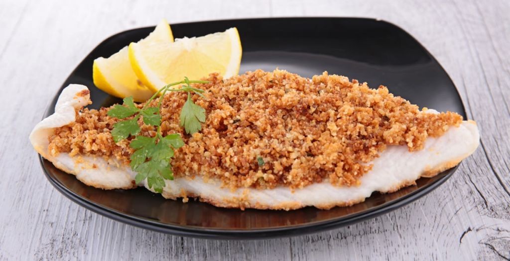 Fried Trout with Herb and Panko Crust