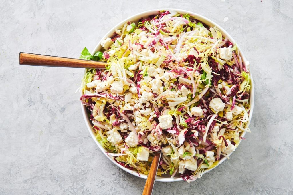 Frisee and Radicchio Salad with Citrus Vinaigrette
