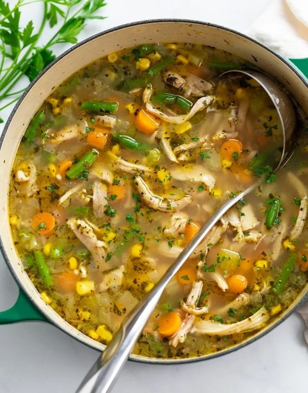 Frozen Chicken and Vegetable Soup