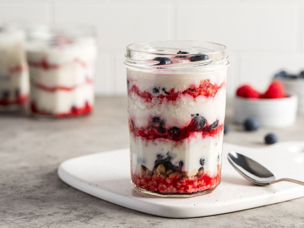 Frozen Fruit Yogurt Parfait