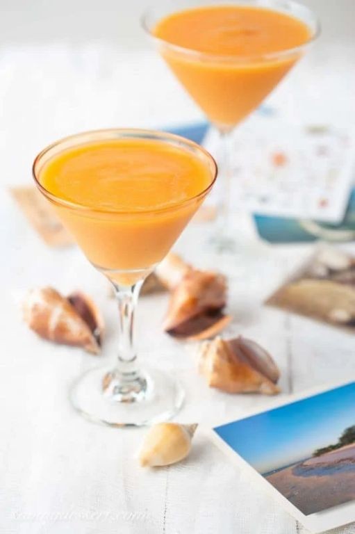 Frozen Fuzzy Navel Daiquiri