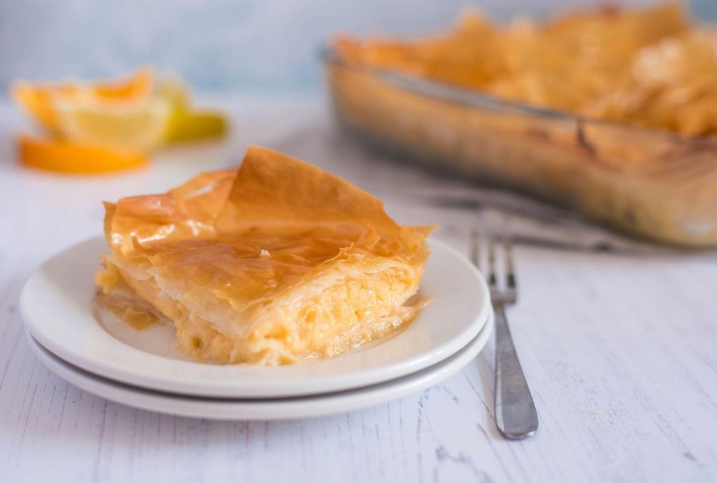 Galaktoboureko (Custard Pie with Phyllo)