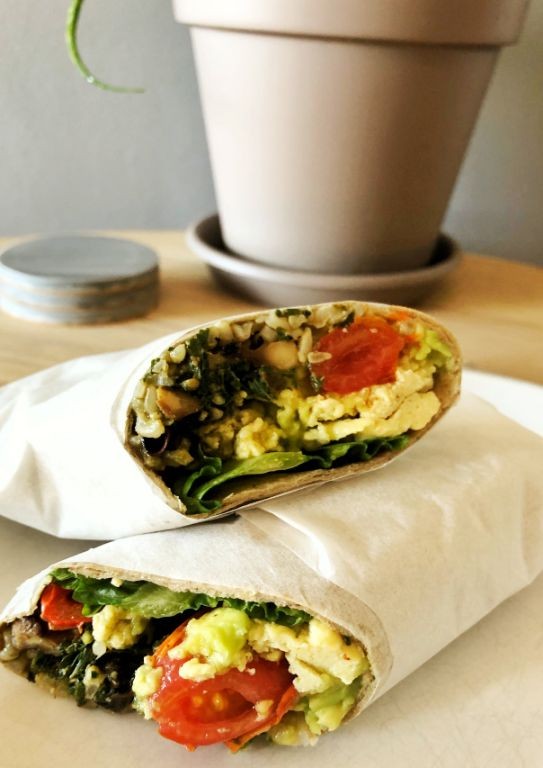 Gallo Pinto Breakfast Burrito