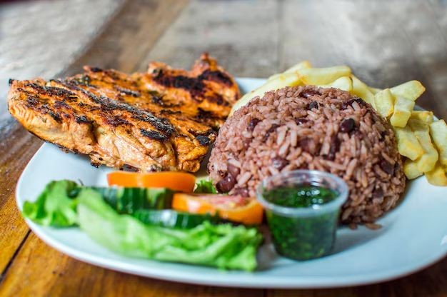 Gallo Pinto with Grilled Chicken