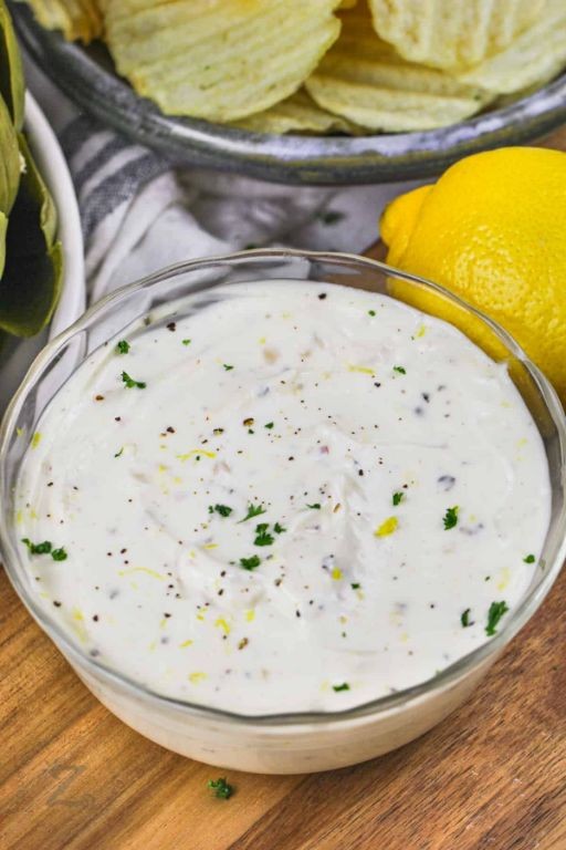 Garlic Aioli with Lemon Zest