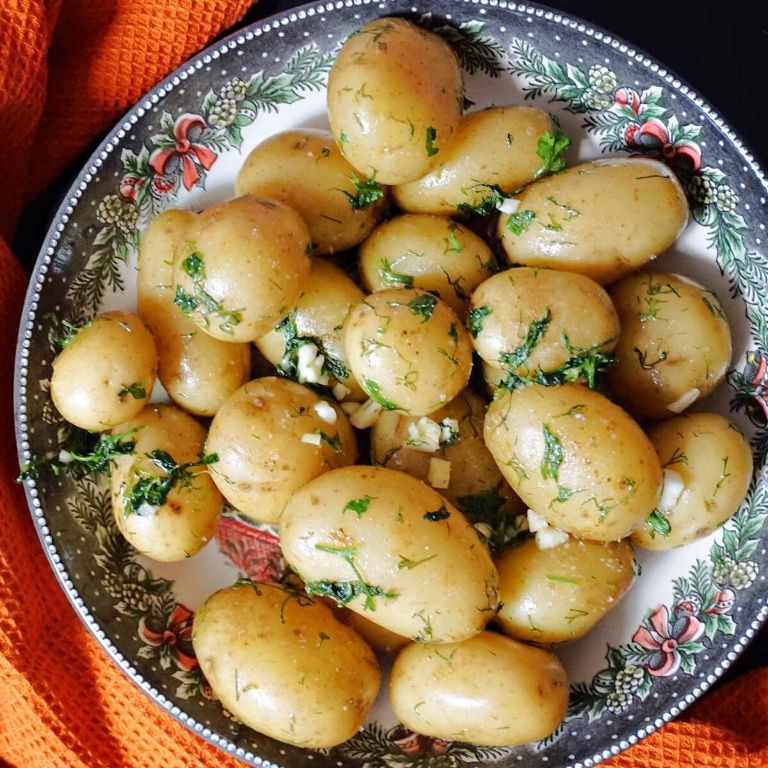 Garlic Butter Baby Potatoes