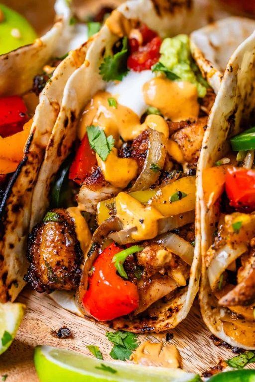 Garlic Butter Chicken Fajitas
