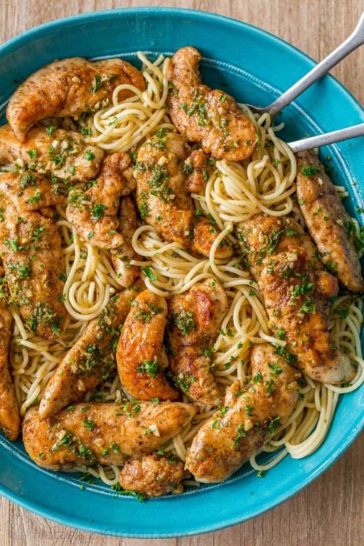 Garlic Butter Chicken Scampi