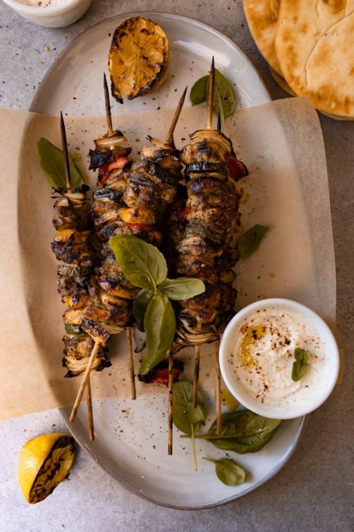 Garlic Butter Chicken with Whipped Ricotta