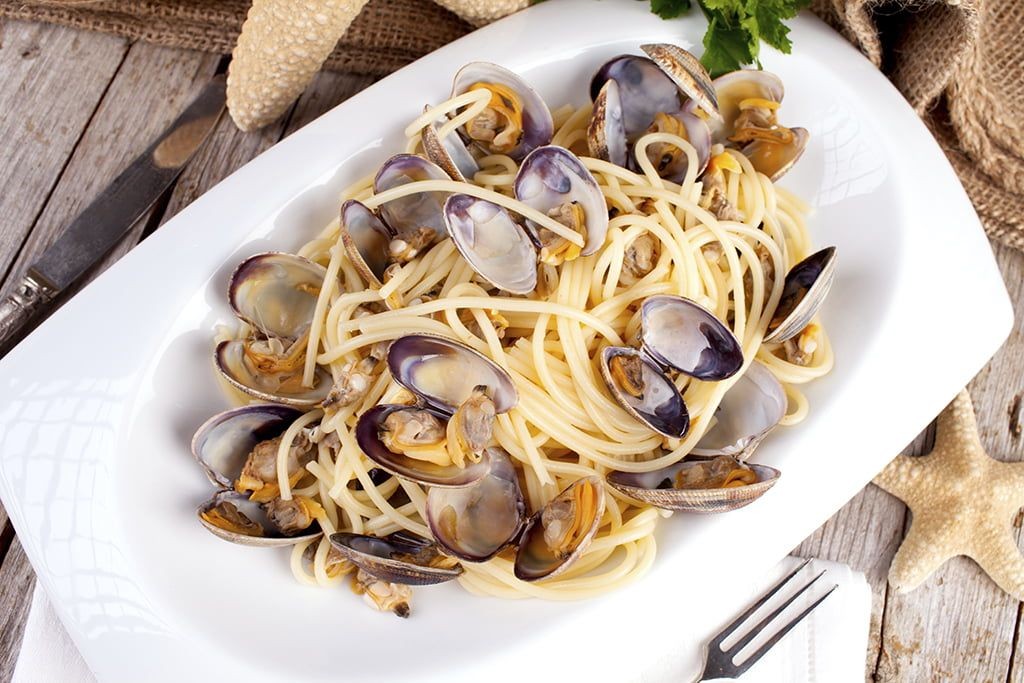 Garlic Butter Clam Sauce with Angel Hair Pasta