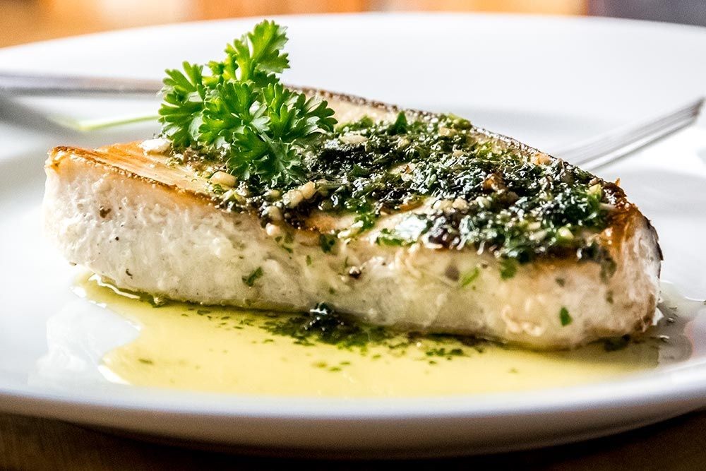 Garlic Butter Grilled Swordfish