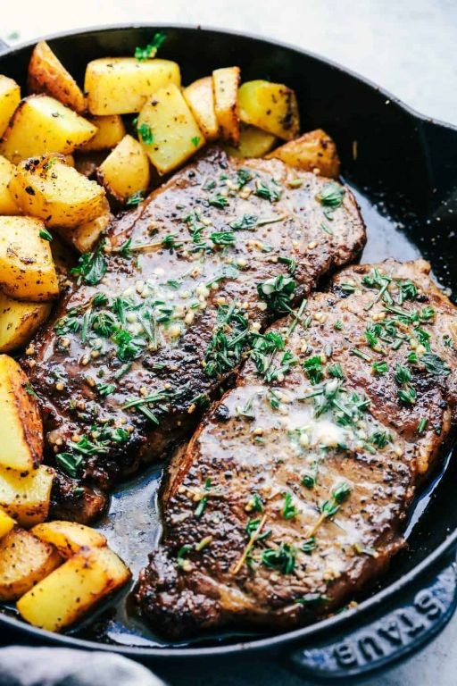 Garlic Butter Herb Steak