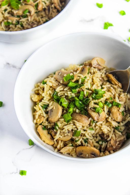 Garlic Butter Mushroom Rice