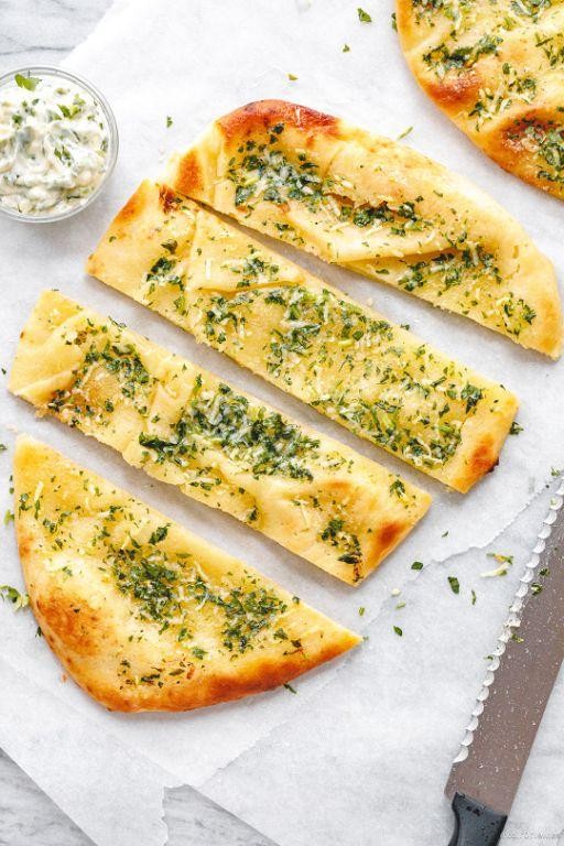 Garlic Butter Parmesan Flatbread