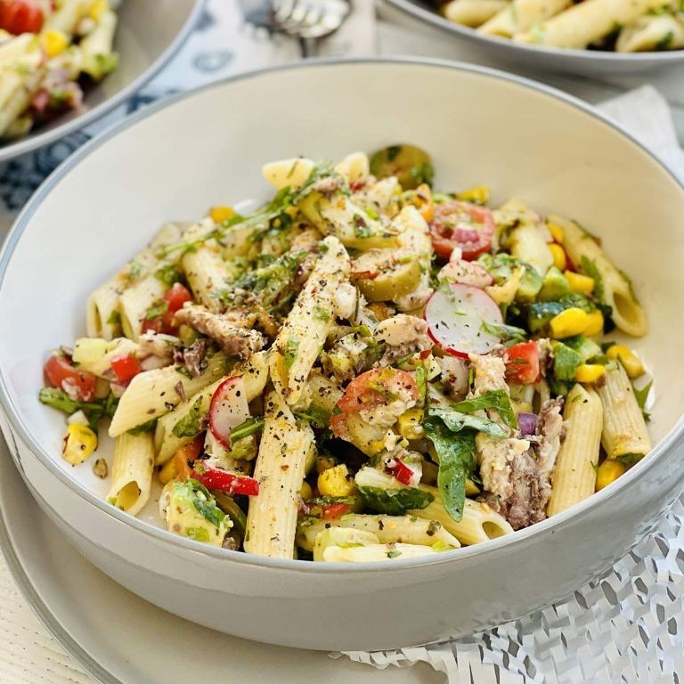 Garlic Butter Sardine Penne