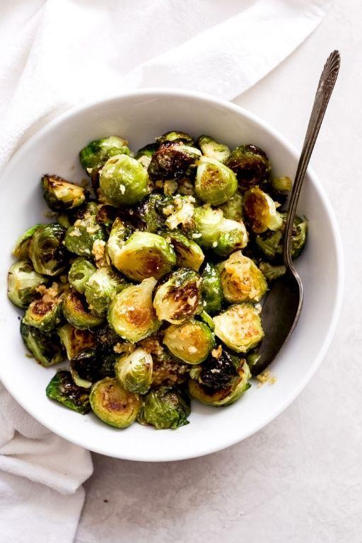 Garlic Butter Sautéed Brussels Sprouts