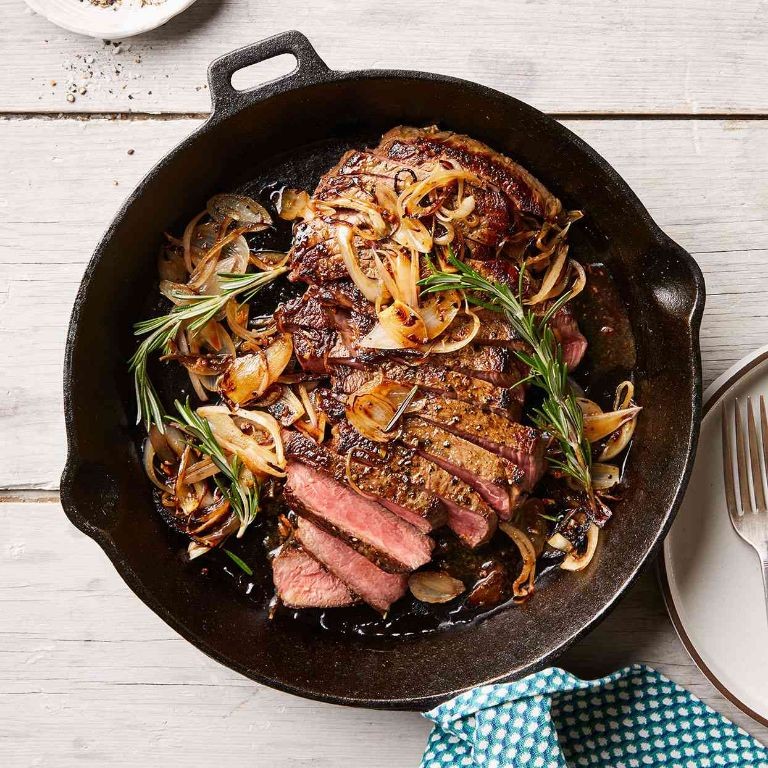 Garlic Butter Sirloin Steak with Rosemary