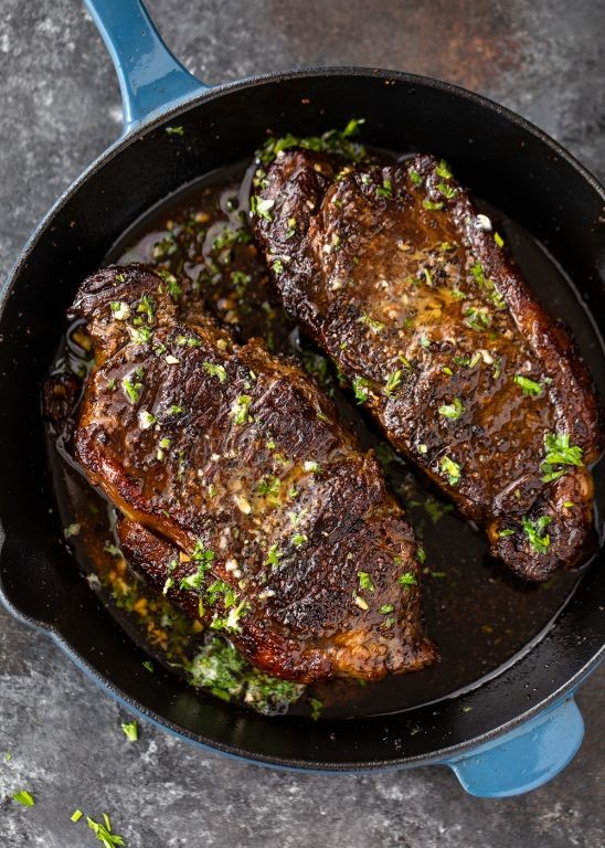 Garlic Butter Skillet Steak