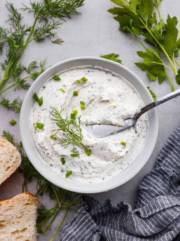 Garlic Herb Cream Cheese Spread
