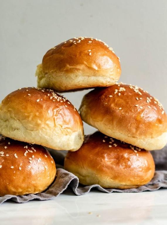 Garlic Herb Hamburger Buns