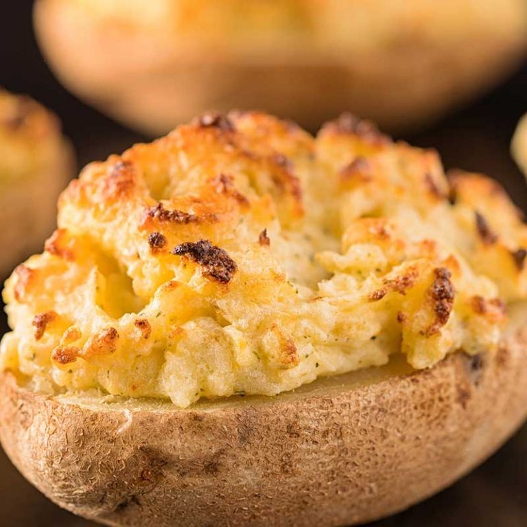 Garlic Herb Stuffed Potatoes