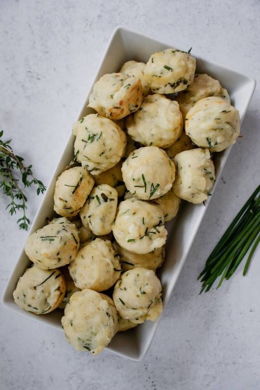 Garlic Herb and Asiago Savory Muffins