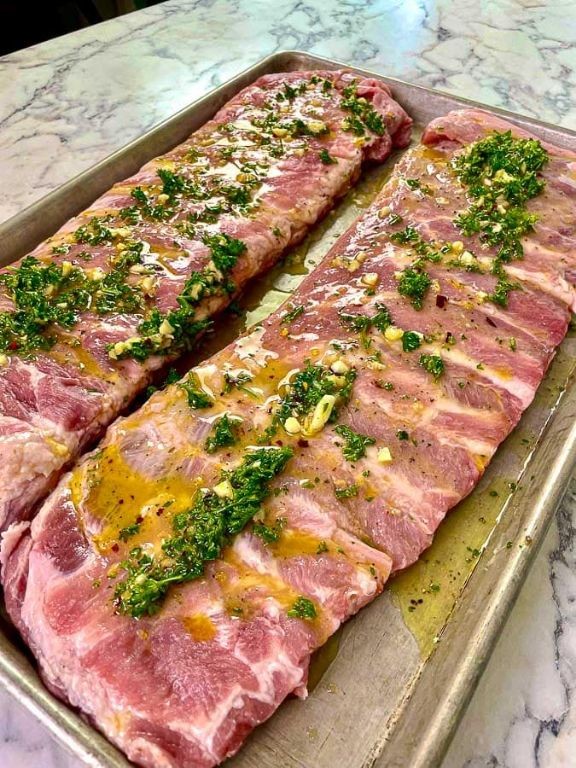 Garlic Parmesan BBQ Ribs