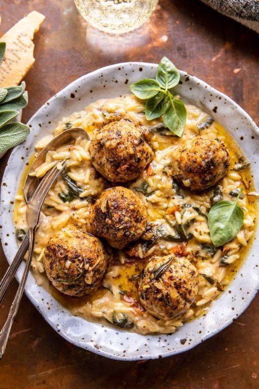 Garlic Parmesan Crock Pot Meatballs