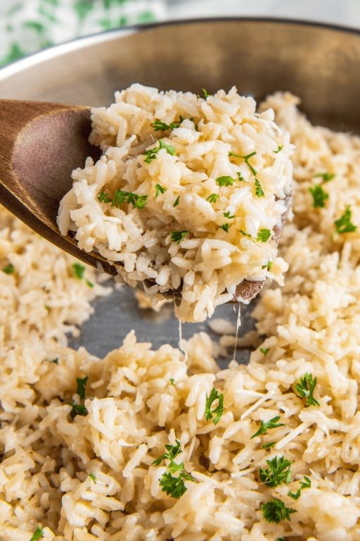 Garlic Parmesan Rice A Roni Delight