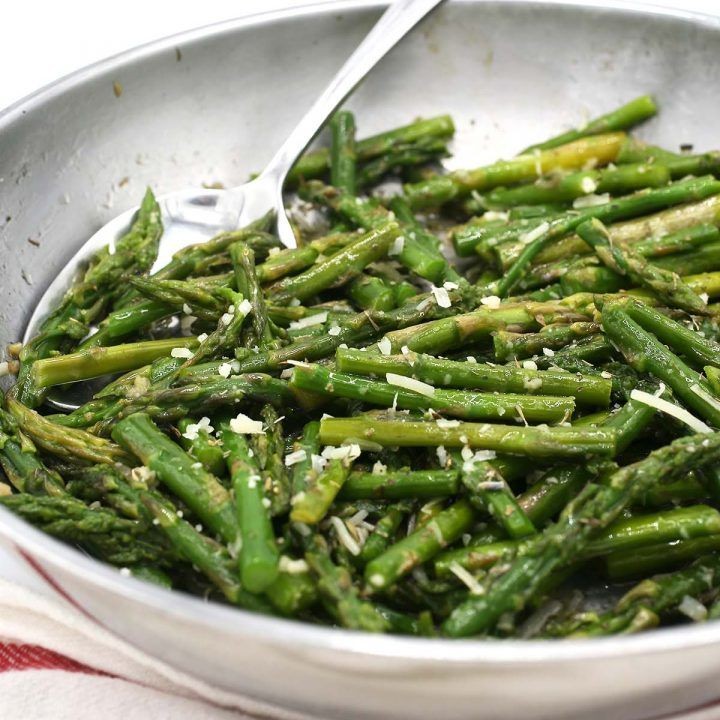 Garlic Parmesan Sauteed Asparagus