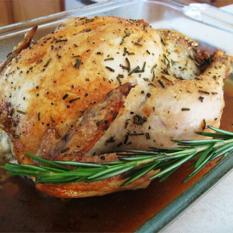 Garlic Rosemary Roast Chicken