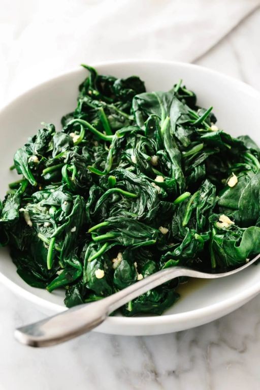 Garlic Sautéed Longevity Spinach