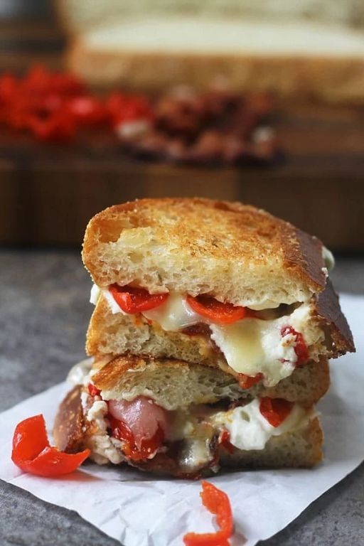 Ghost Pepper Grilled Cheese Sandwich