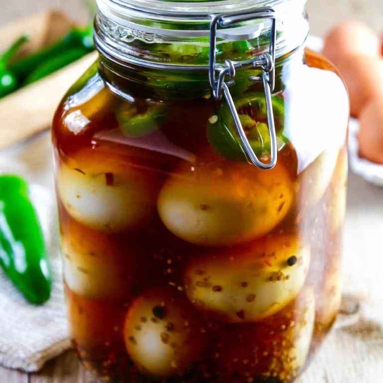 Ghost Pepper Pickled Eggs