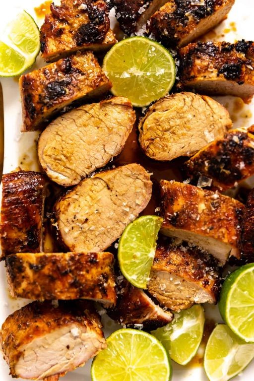 Ginger Lime Grilled Pork Chops