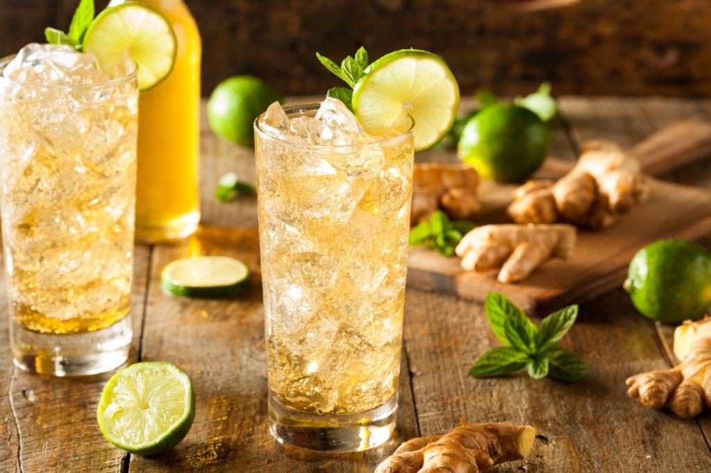 Ginger Lime Sparkling Soda